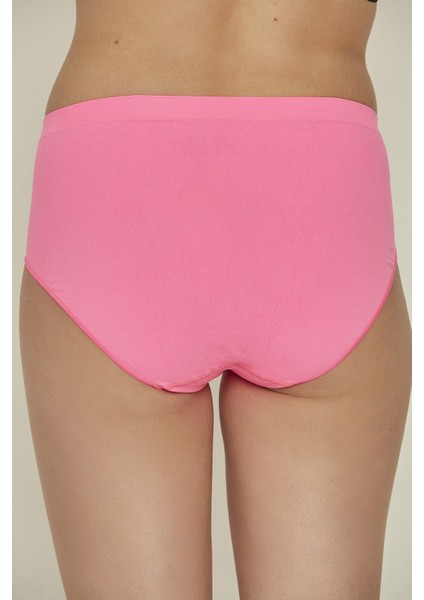 C13002 Dikişsiz Boxer Fuşya Neon