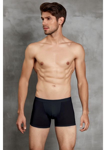 1500 ERKEK TORBALI PAMUK SİYAH BOXER