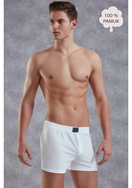 Koton Önden Açılır Düz Erkek Boxer Külot 1511-1511P