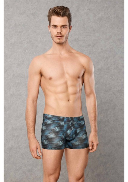 Işıl Fırça Desen Erkek Boxer 1735