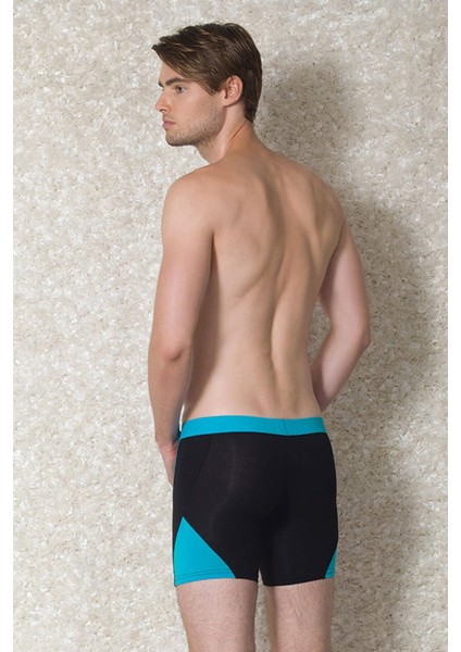 1754 ERKEK MODAL ÇİFT RENKLİ SİYAH BOXER fiyatları