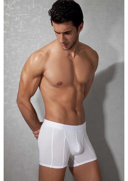 1755 ERKEK MODAL BEYAZ BOXER