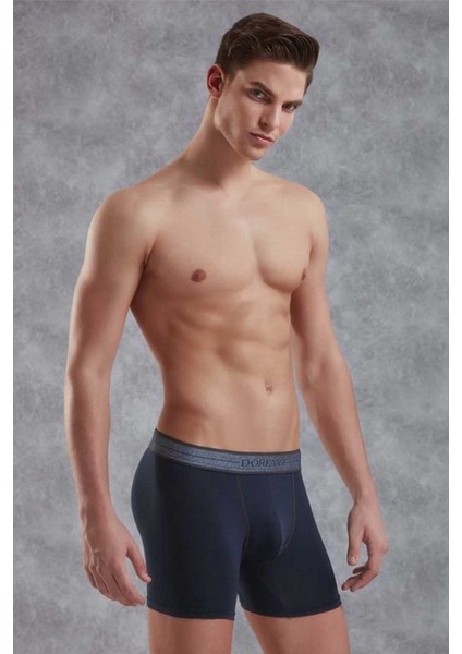 1776 ERKEK MODAL KOT DESEN MAVİ BOXER