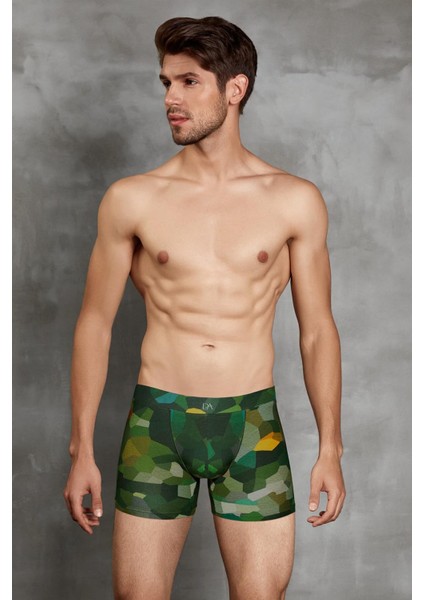 1804 ERKEK MODAL ÇOK RENKLİ BASKILI BOXER
