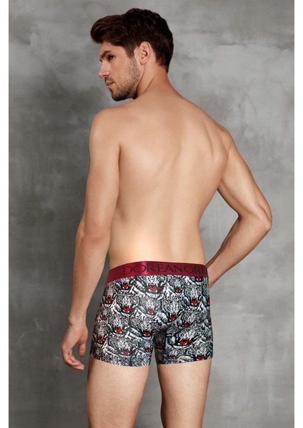 1812 ERKEK MODAL ÇOK RENKLİ BASKILI BOXER