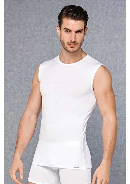 Beyaz Erkek T-Shirt 2235