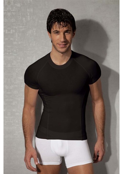 Siyah Erkek T-Shirt 2535