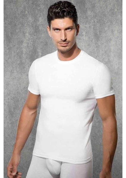 Beyaz Erkek T-Shirt 2550