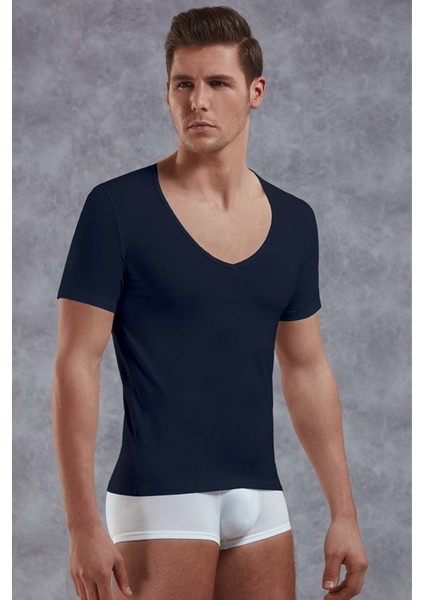 Lacivert Erkek T-Shirt 2820