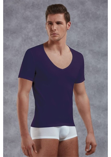 Mor Erkek T-Shirt 2820