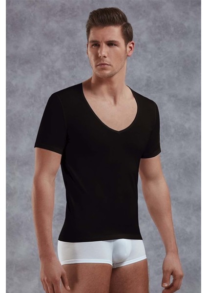 Siyah Erkek T-Shirt 2820
