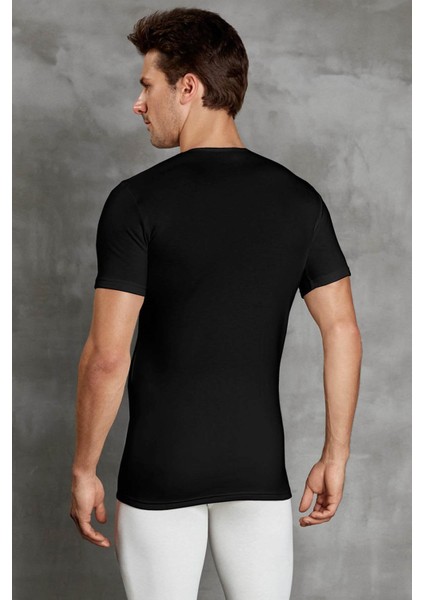 Siyah Erkek T-Shirt 2875