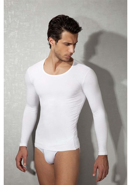 Beyaz Erkek T-Shirt 2955