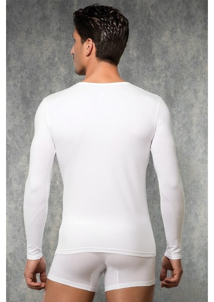 2980-2985 ERKEK V YAKA UZUN KOL EKRU THERMAL fiyatları