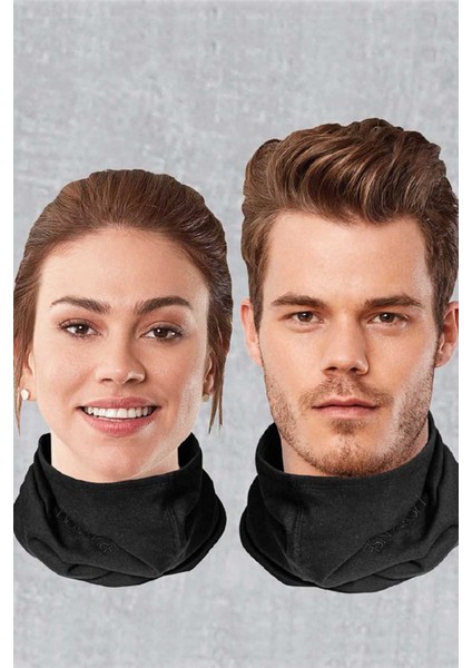 870 UNİSEX YETİŞKİN SİYAH THERMAL BOYUNLUK