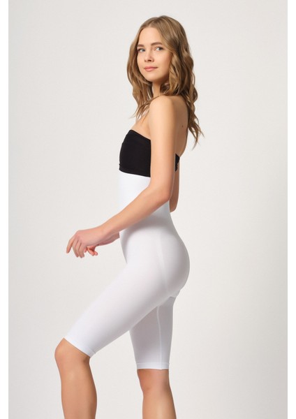 2044 Kadın Uzun Paça Seamless Double Boxer Korse