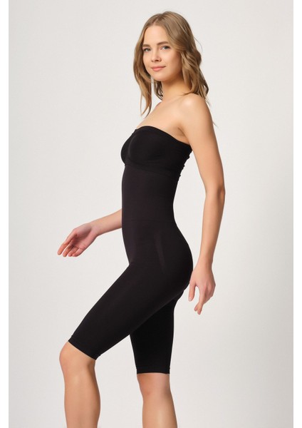 2044 Kadın Uzun Paça Seamless Double Boxer Korse