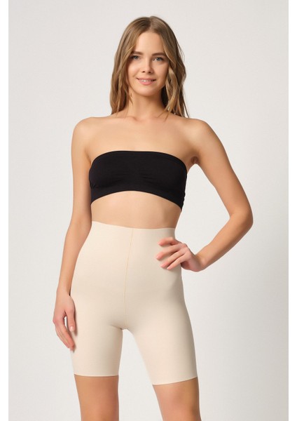 2707 Kadın Lazer Kesim Boxer Korse