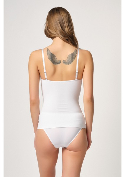5038 Kadın Seamless Fantazi Korse Atlet Beyaz fiyatları