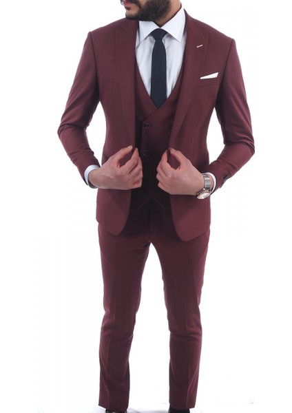 Slimfit Yelekli Drop 6 Takım