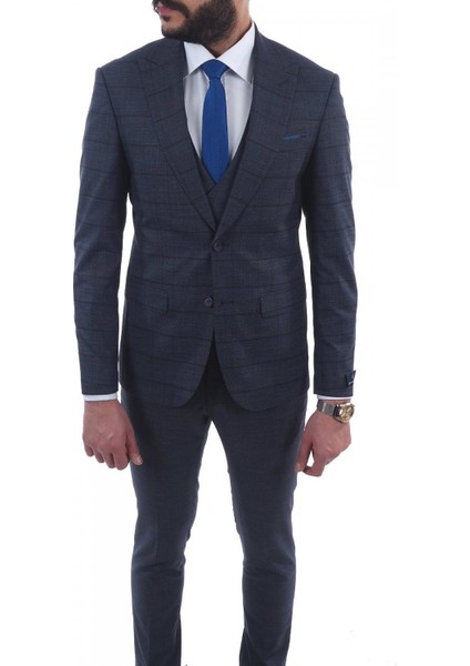 Kombinli Slimfit Yelekli Drop 6 Takım modelleri
