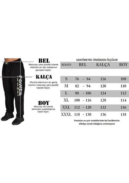 Power Body Pantolon Eşofman Altı Big Sam 820