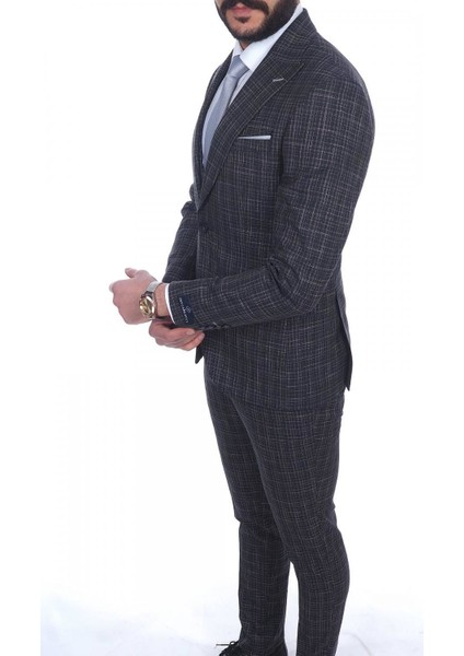 Slimfit Yelekli Drop 6 Takım