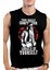 Rakipsiz Boksör Siyah Kesik Kol Kolsuz Erkek T-Shirt Atlet 1