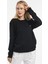 Kadın Bisiklet Yaka Sweatshirt 1