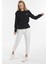 Kadın Bisiklet Yaka Sweatshirt 2