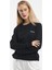 Kadın Bisiklet Yaka Sweatshirt 5