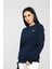 Kadın Bisiklet Yaka Sweatshirt 1