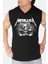 Metallica Kurukafa Siyah Kapşonlu Kolsuz T-Shirt 1