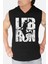 Lebron Yazı Siyah Kapşonlu Kolsuz T-Shirt 1