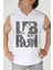 Lebron Yazı Beyaz Kapşonlu Kolsuz T-Shirt 1