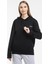 Baskılı KapüşonluKanguru Cepli Sweatshirt 3