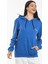 Baskılı KapüşonluKanguru Cepli Sweatshirt 5