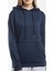 Kadın Kalın Kapüşonlu Kanguru Cepli Sweatshirt 1