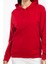 Kadın Kalın Kapüşonlu Kanguru Cepli Sweatshirt 3