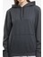 Kadın Kalın Kapüşonlu Kanguru Cepli Sweatshirt 2