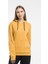 Kadın Kalın Kapüşonlu Kanguru Cepli Sweatshirt 1