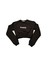 Lovesick Siyah Baskılı Crop Top 1