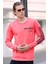 Baskılı Pembe Sweatshirt 4161 1