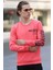 Baskılı Pembe Sweatshirt 4161 2