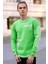 Baskılı Neon Yeşil Sweatshirt 4161 1