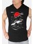 Tokyo Drift Siyah Kapşonlu Kolsuz T-Shirt 1