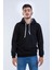 Siyah Kapüşonlu Sweatshirt 1