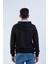 Siyah Kapüşonlu Sweatshirt 3