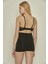 C12022 Toparlayıcı Double Boxer Korse Siyah 4