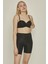 C12707 Kadın Lazer Kesim Boxer Korse Siyah 2